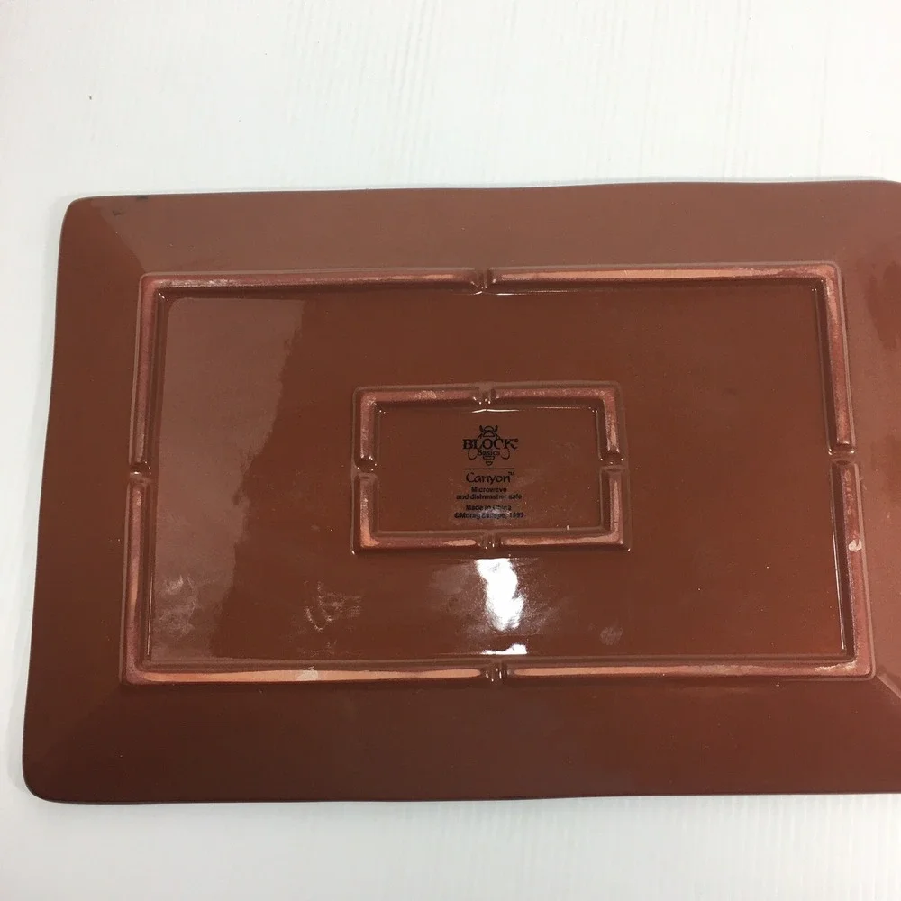 BLOCK BASICS Canyon PLATTER